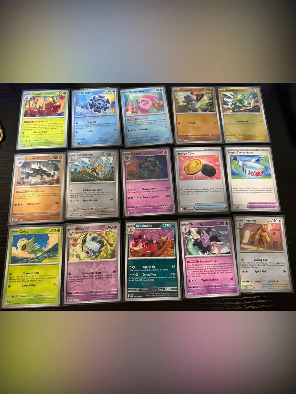 Pokémon Card Collection Lot - Multicolor Holo Set 52 cards total!